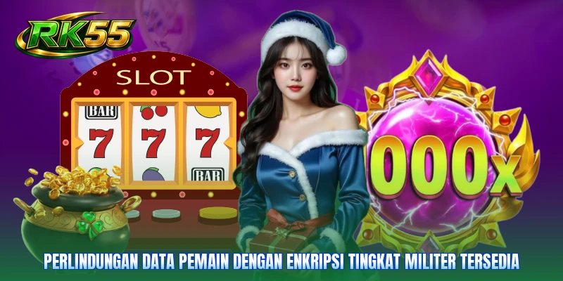 Perlindungan data pemain dengan enkripsi tingkat militer tersedia